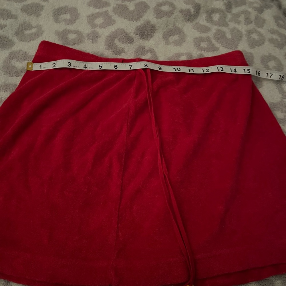 Pink Terry Cloth Express Skirt - Picture 6 of 7